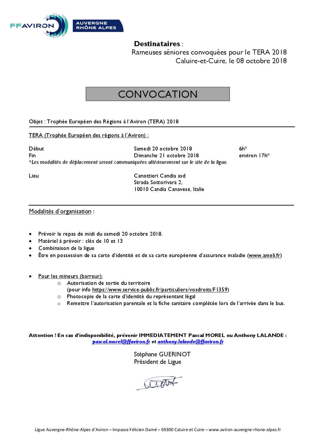 ConvocationSENIORFemmeA_2018