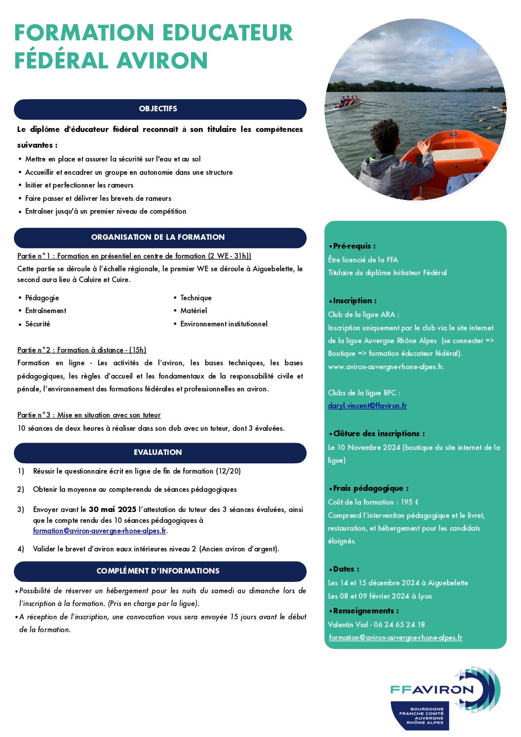 Formation &eacute;ducateur 2024-2025