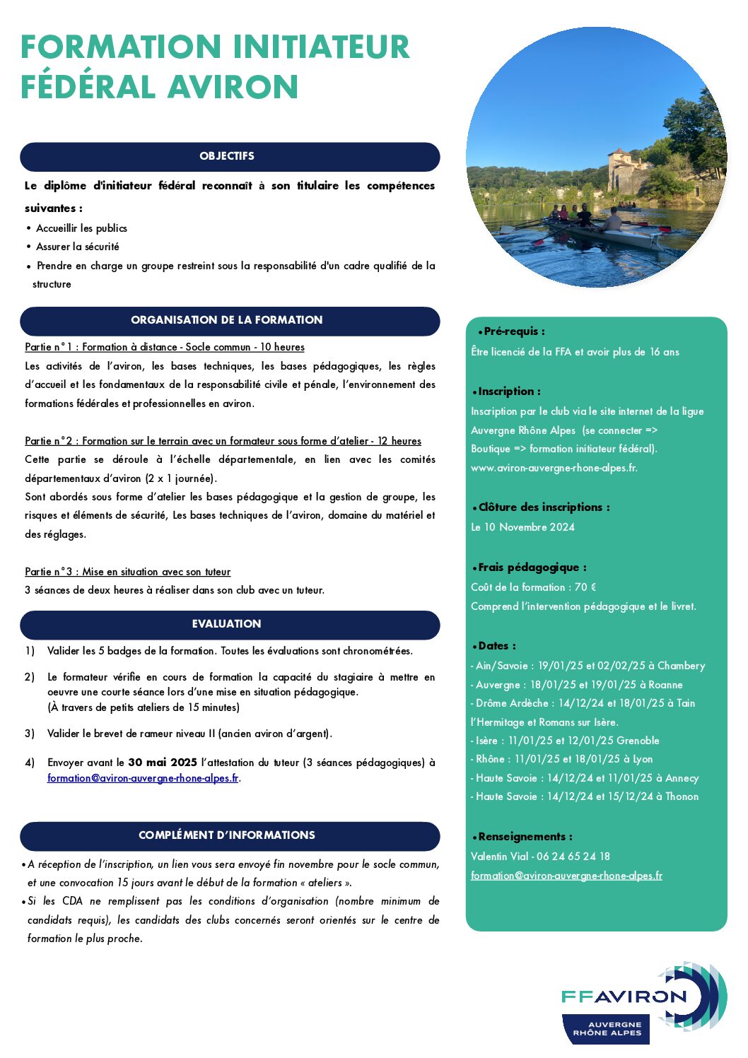 Formation initiateur 2024-2025