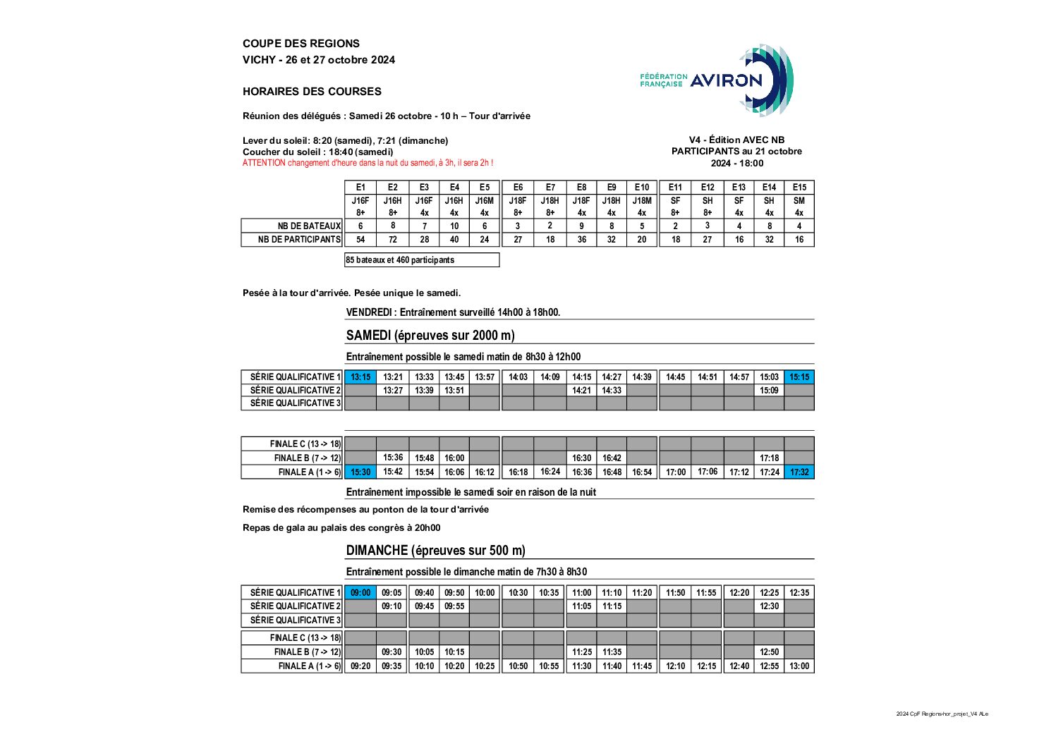 Grille Horaire CdR 2024 v0 V1